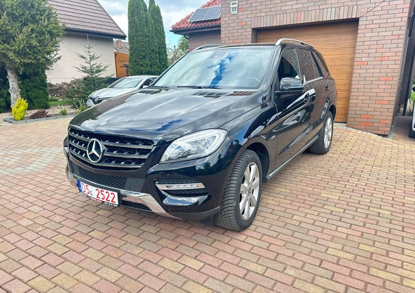 Mercedes-Benz ML cena 95777 przebieg: 202837, rok produkcji 2012 z Osiek małe 497